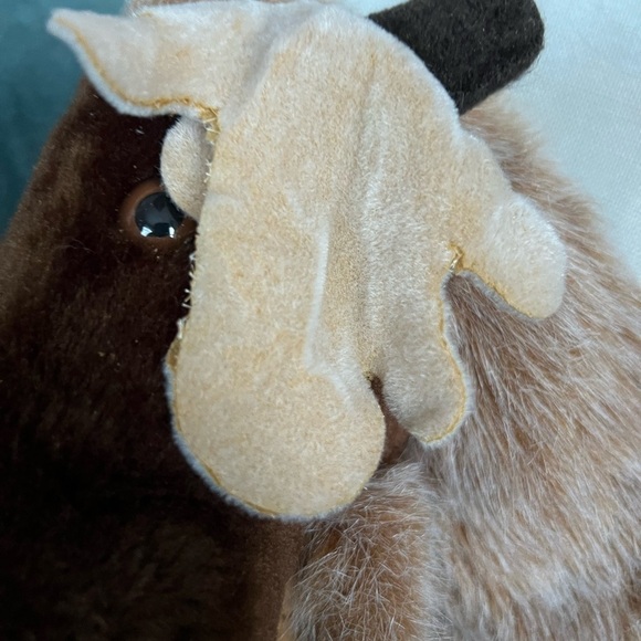 Daphne Headcovers Plush Moose Head Golf Club Head Cover Brown Gray Puppet Deer - Picture 4 of 8